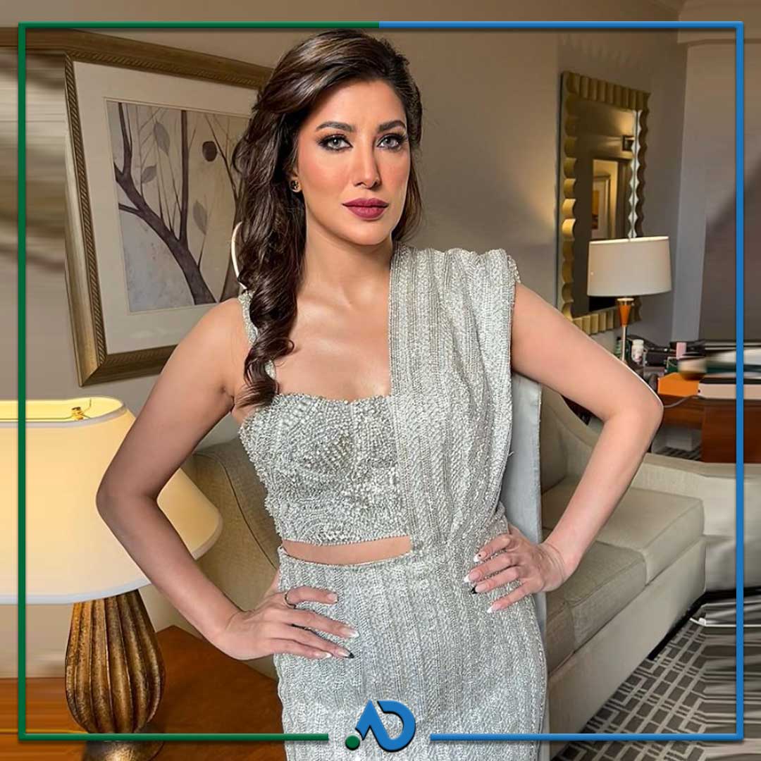 Glamour never takes a day off 💄 getting the look right. Mehwish Hayat